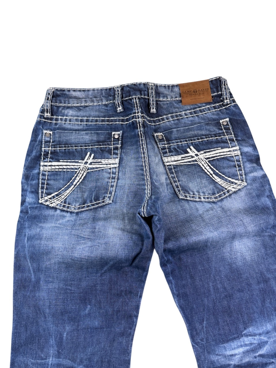 Camp David Washed Bootcut Jeans (S)