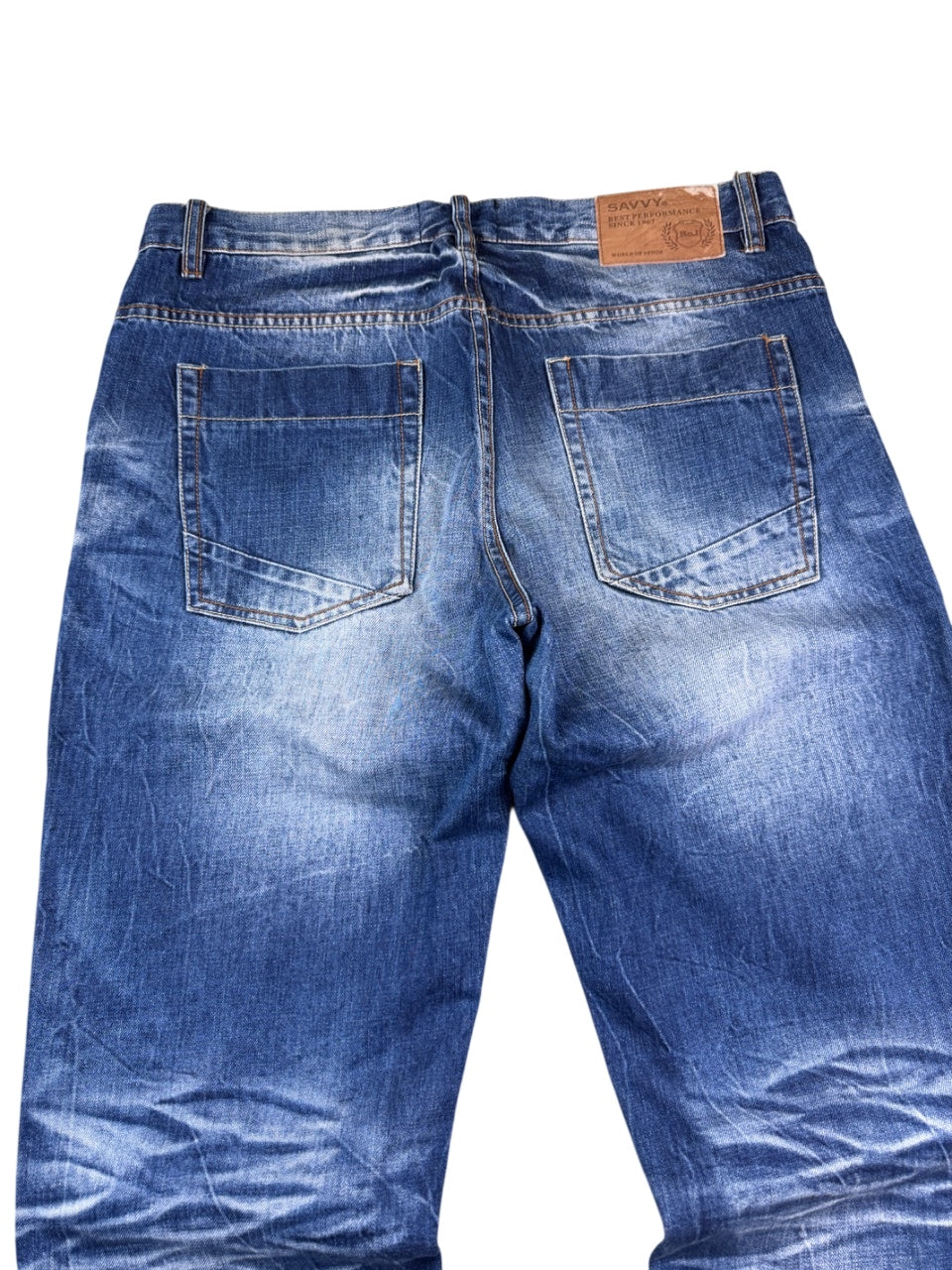 Savvy Washed Straightfit Jeans (L)