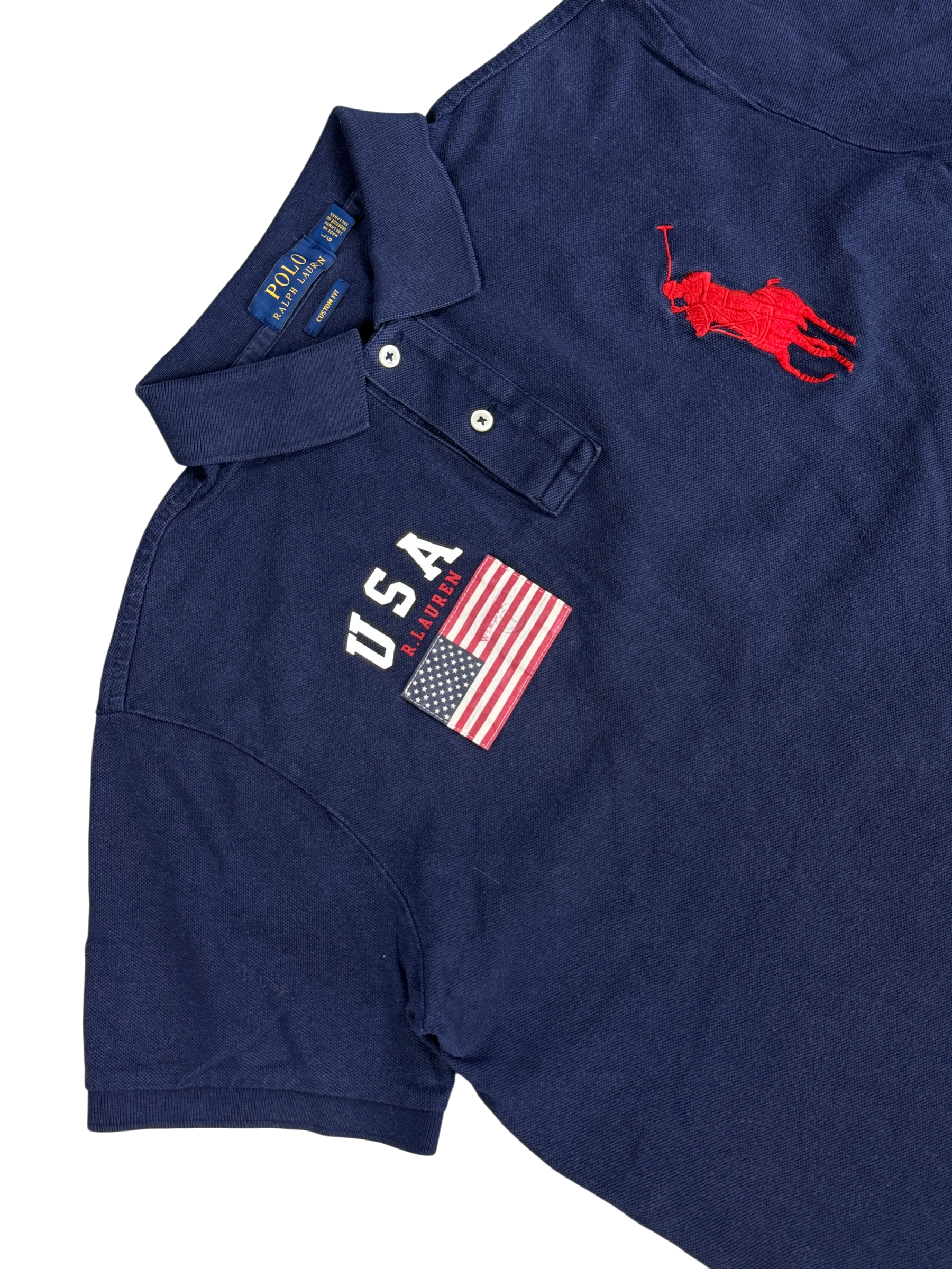 Ralph Lauren Big Pony USA slimfit Poloshirt (L)