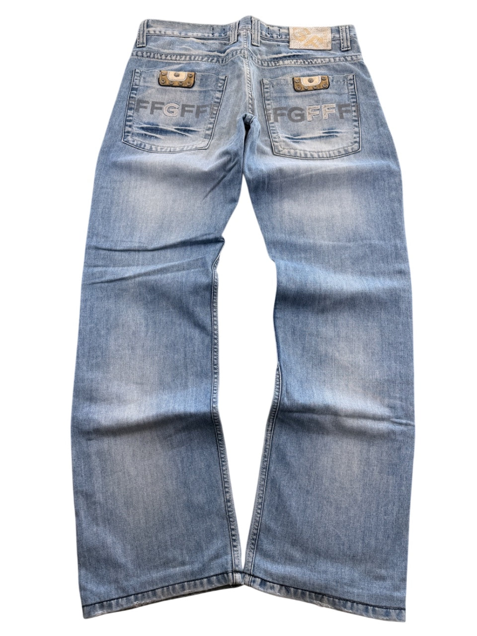 Ferre Big Logo Bootcut Jeans (L)