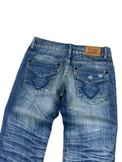 Crazy washed Bootcut Jeans (S)