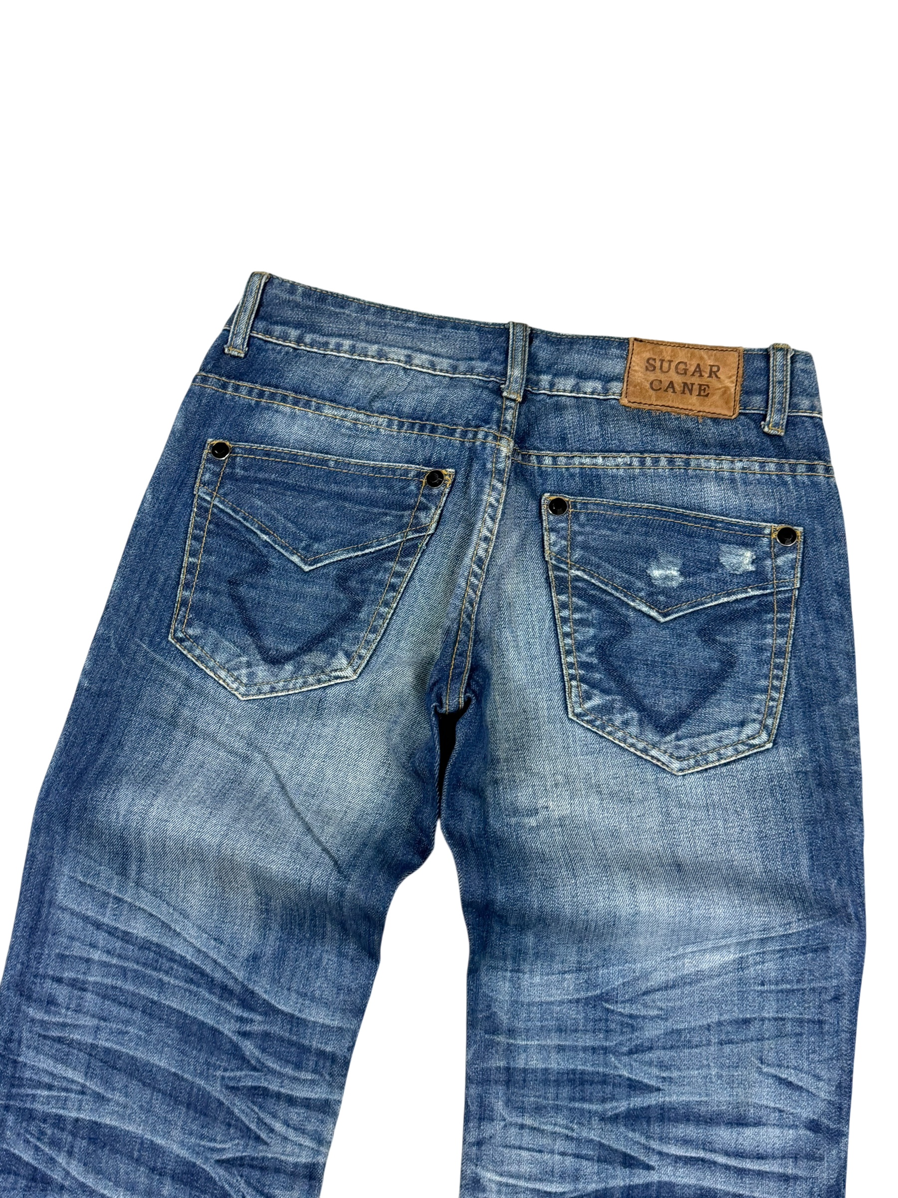 Crazy washed Bootcut Jeans (S)