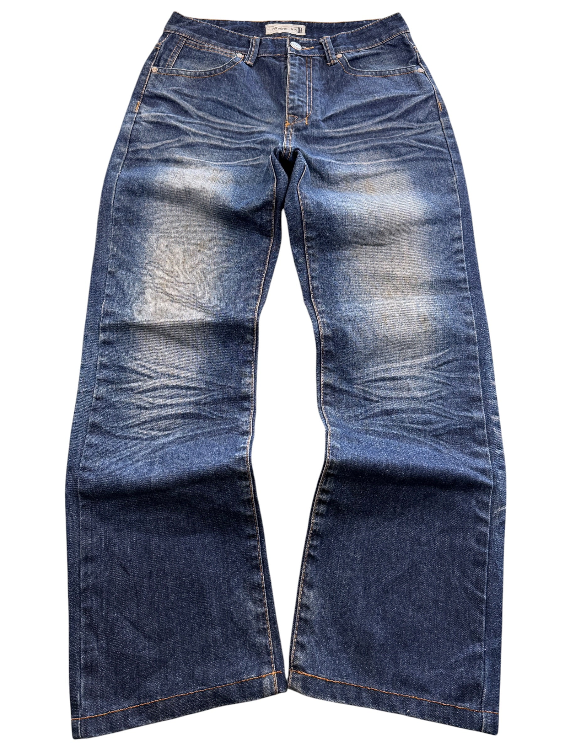 Vintage washed Straight Jeans (XS)