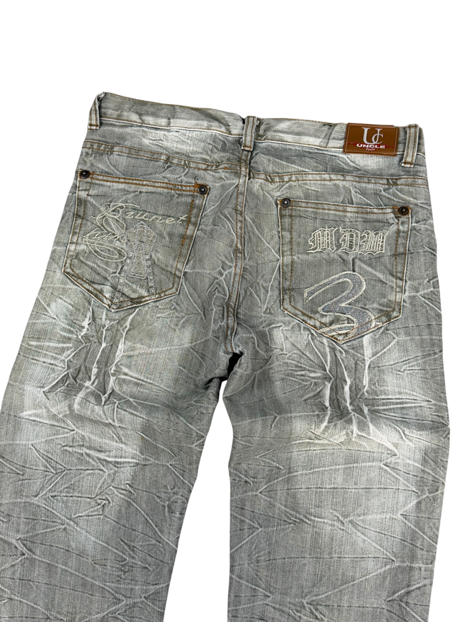 Ultra washed Straight Jeans (S)