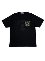 Bape camo College Pocket Tshirt *Black on Black (L)