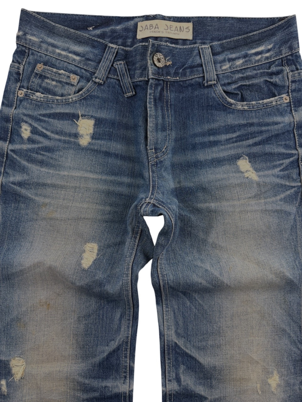 Jaba Ultra Washed Bootcut Jeans (XS-S)