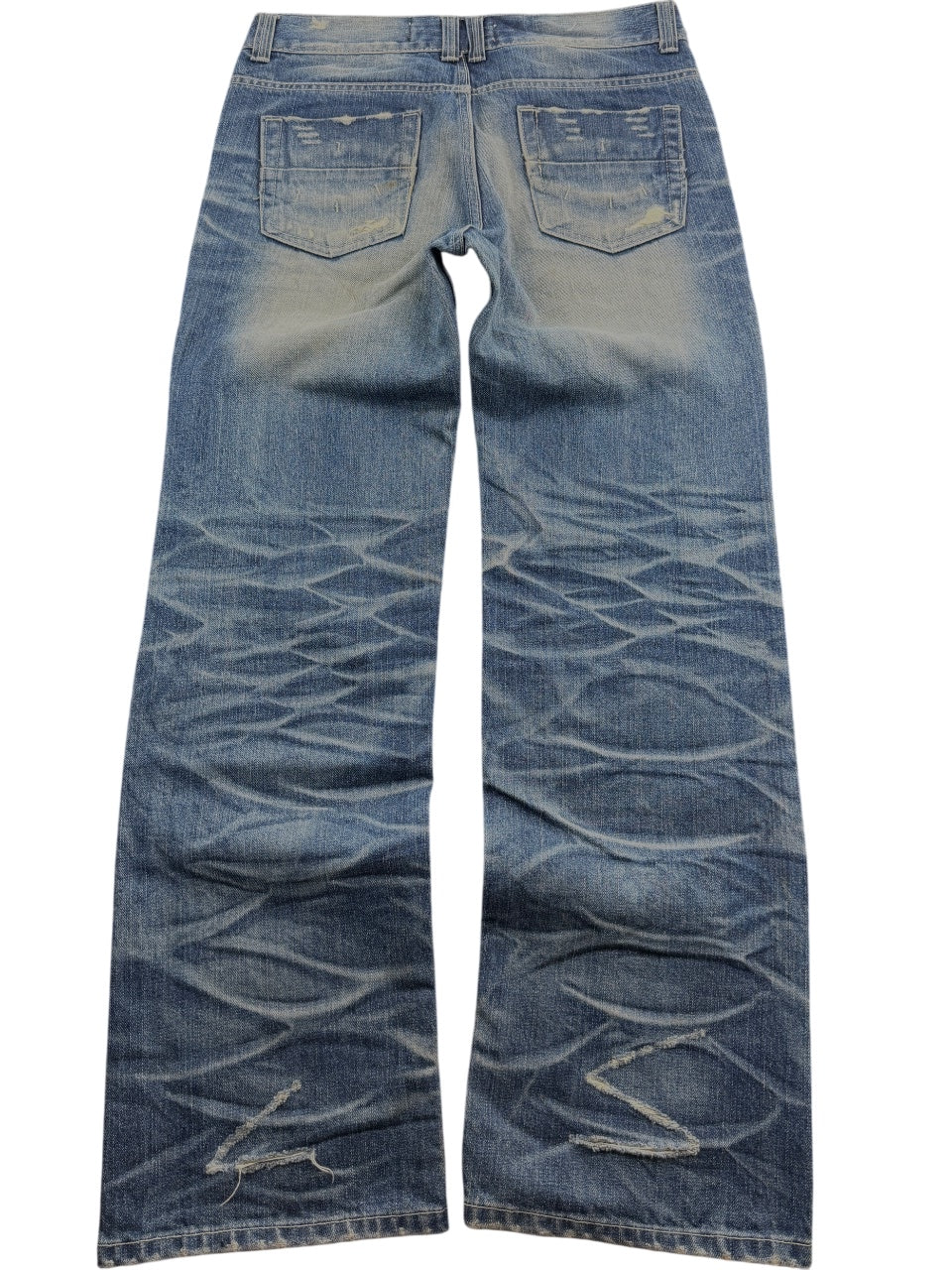 Jaba Ultra Washed Bootcut Jeans (XS-S)