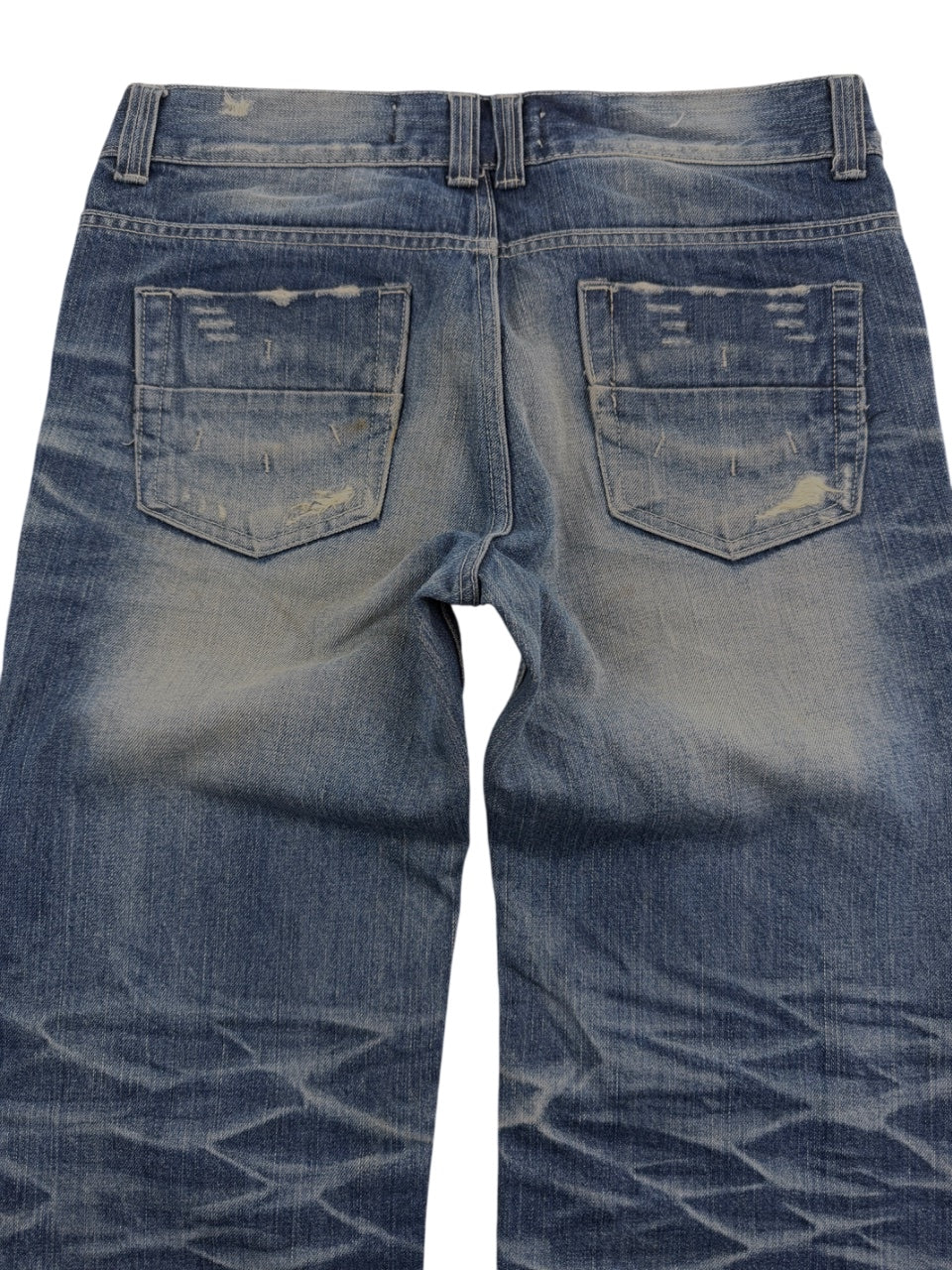 Jaba Ultra Washed Bootcut Jeans (XS-S)