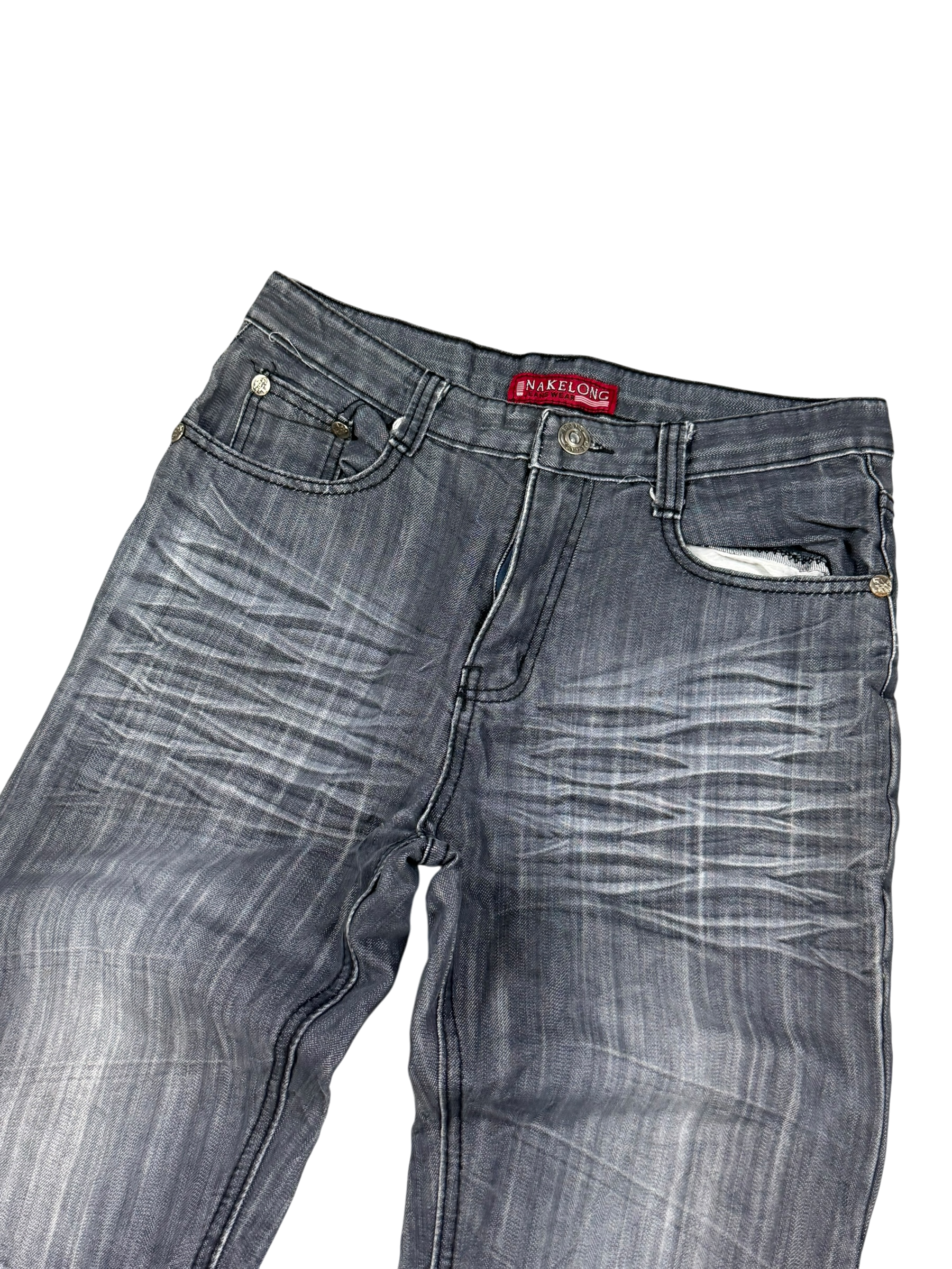 Washed Straightfit Jeans (XS)