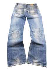 Crazy washed Straight Jeans (M)