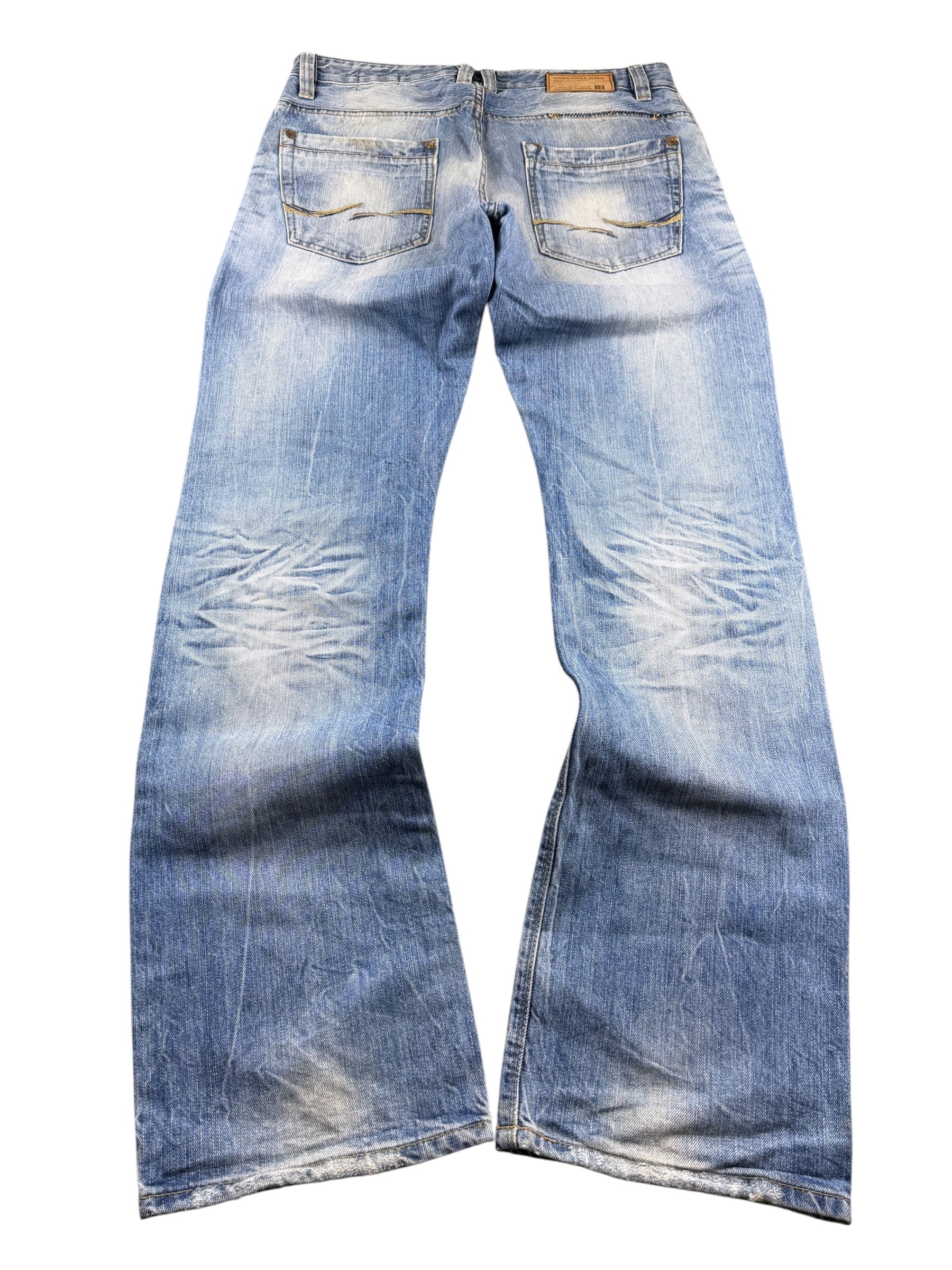 Crazy washed Straight Jeans (M)