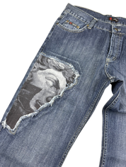 Versace Big Logo Bootcut Jeans *Rare* (M)