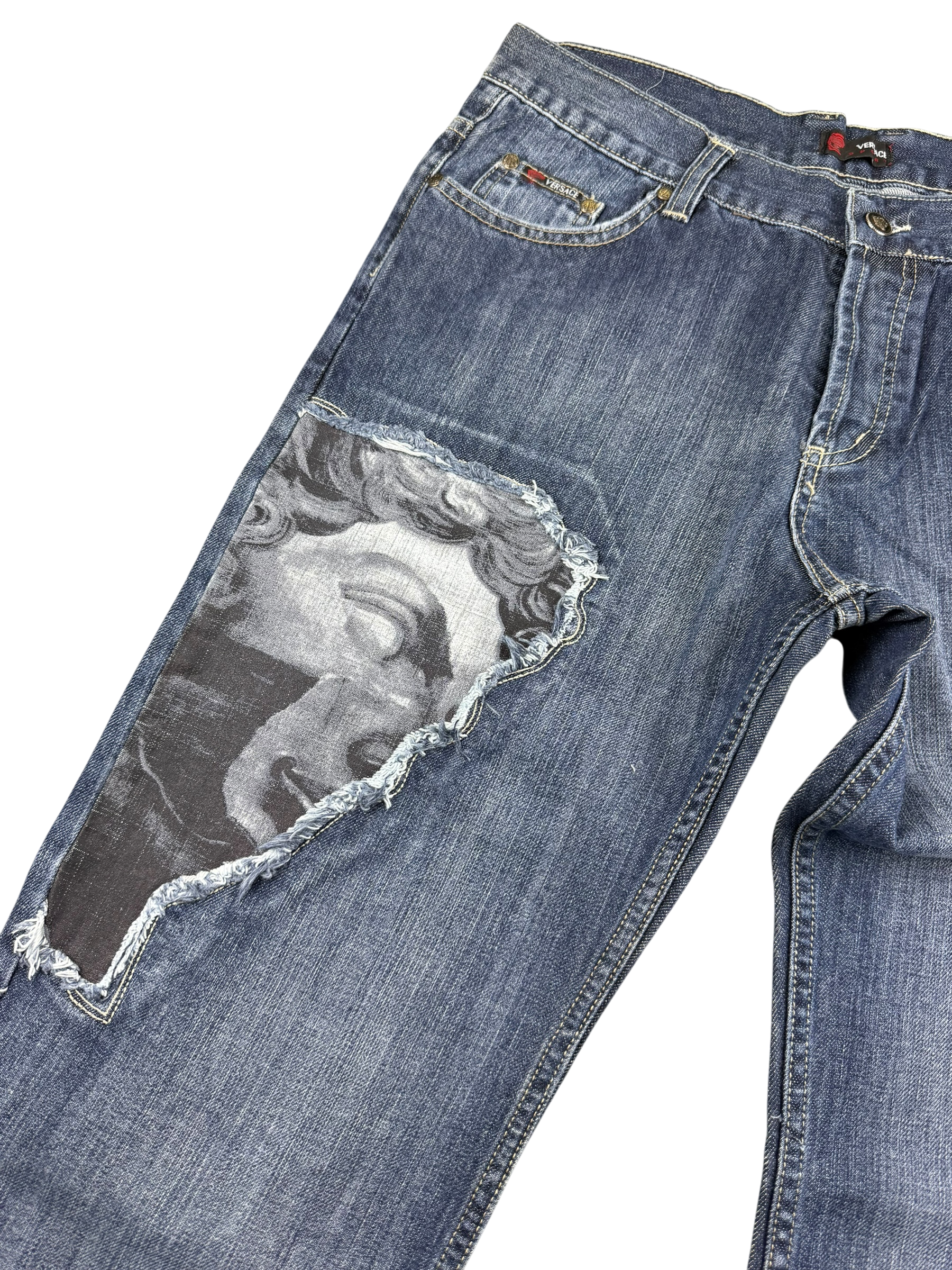 Versace Big Logo Bootcut Jeans *Rare* (M)