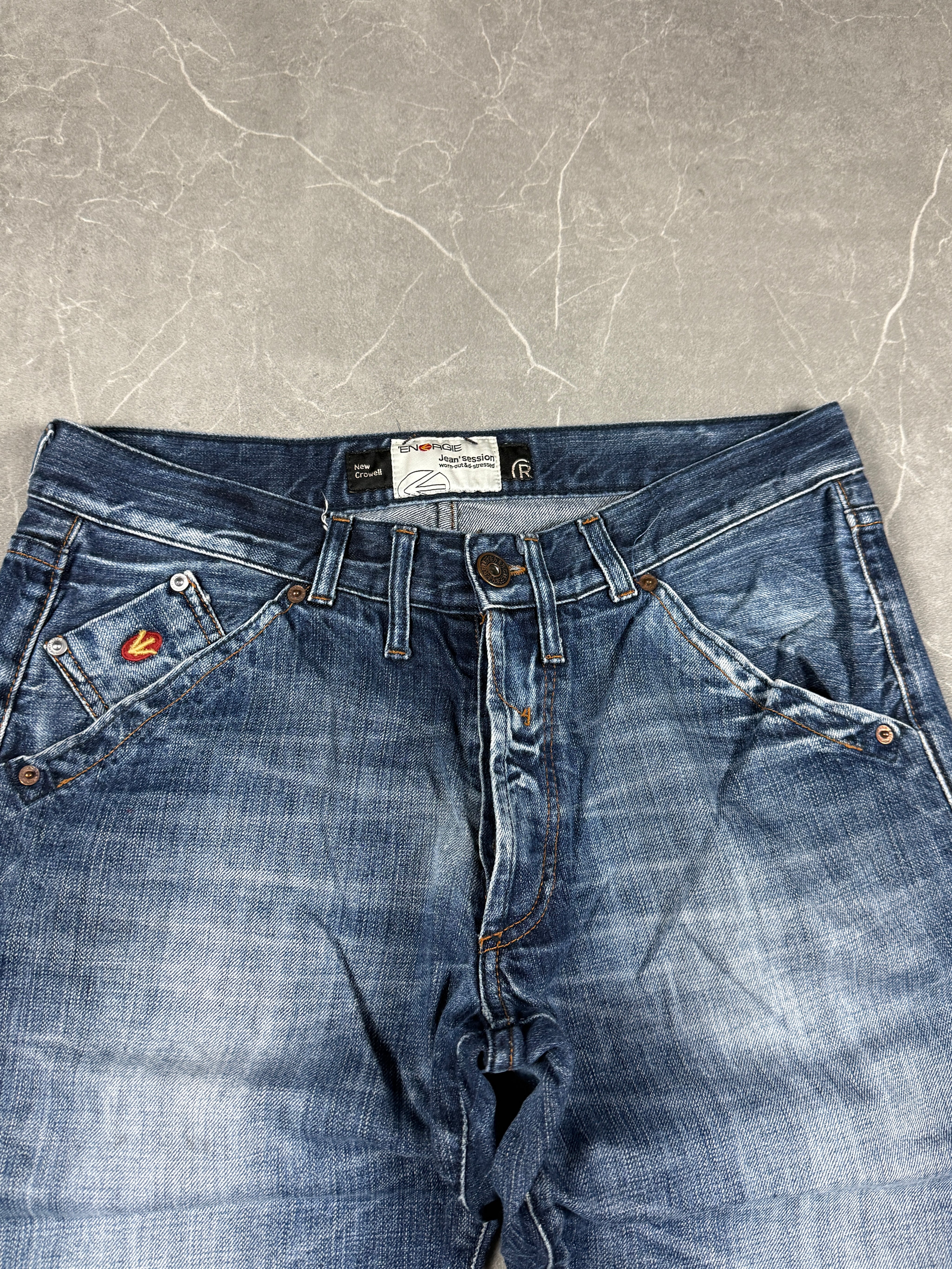 Vintage Washed Bootcut Jeans (L)