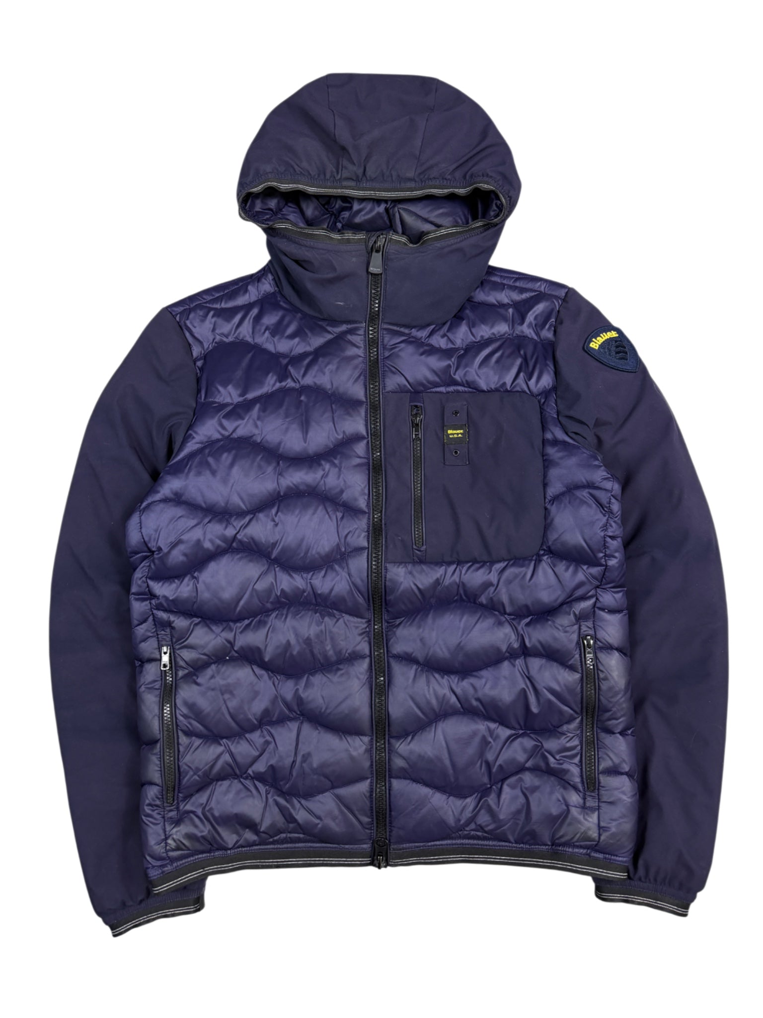 Blauer USA Pufferjacke (M)
