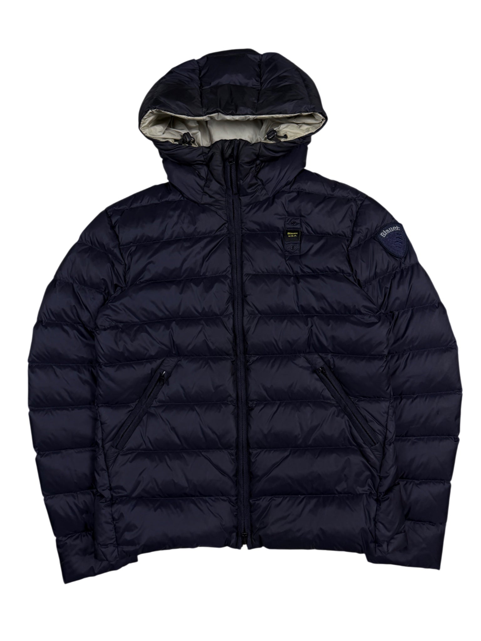 Blauer USA Pufferjacke (S-M)