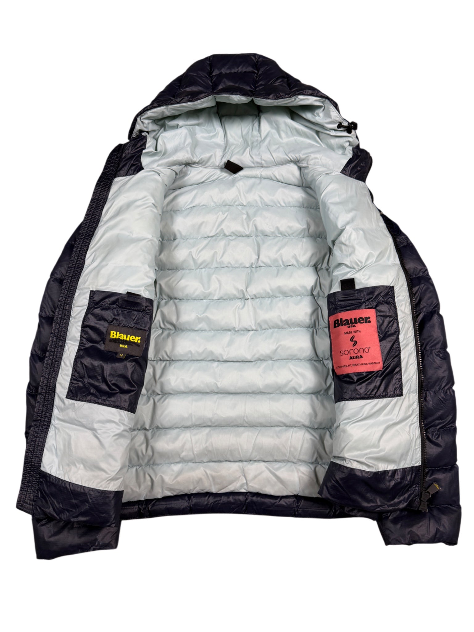 Blauer USA Pufferjacke (XS)