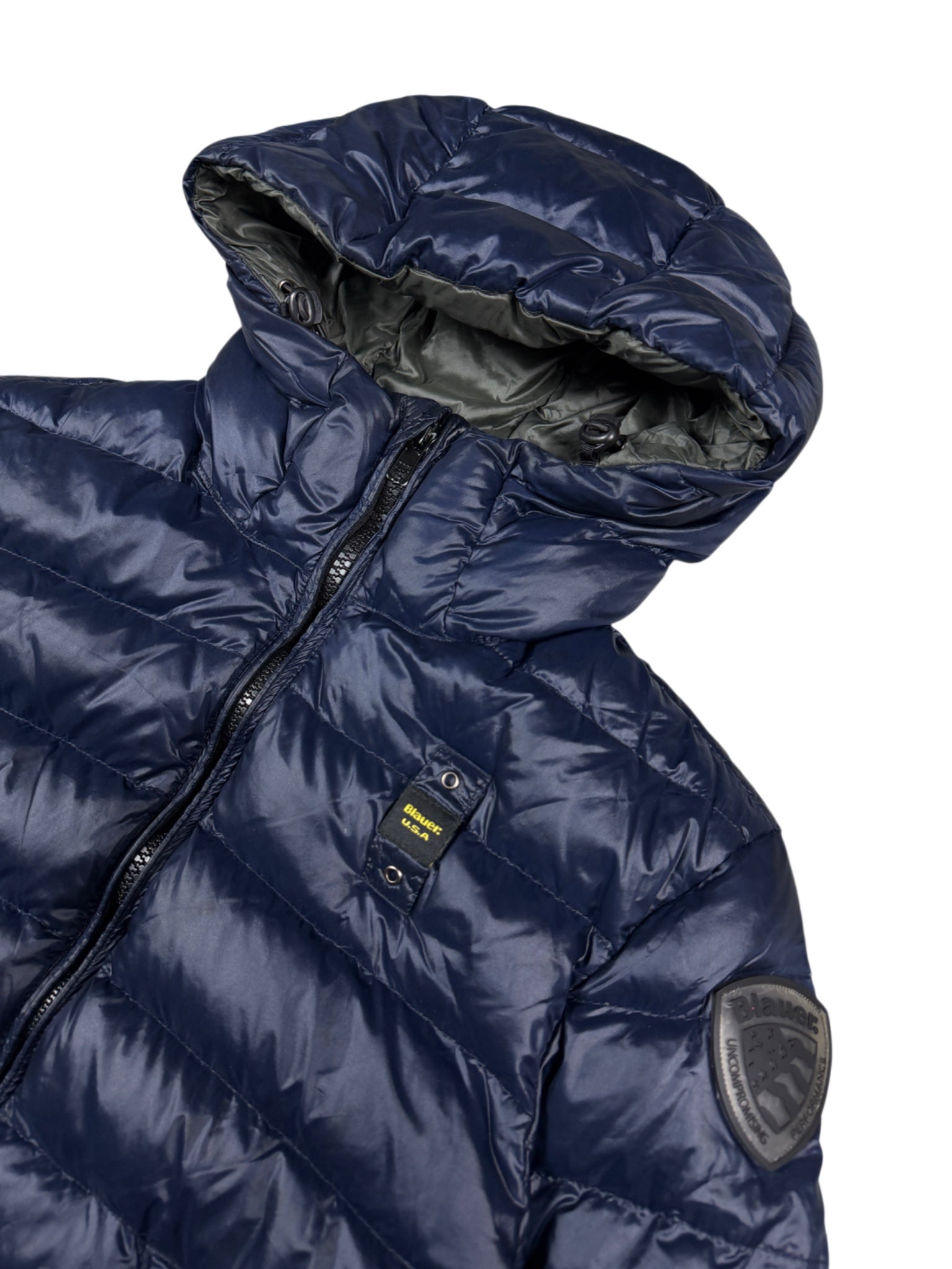 Blauer USA Pufferjacke (XS-S)