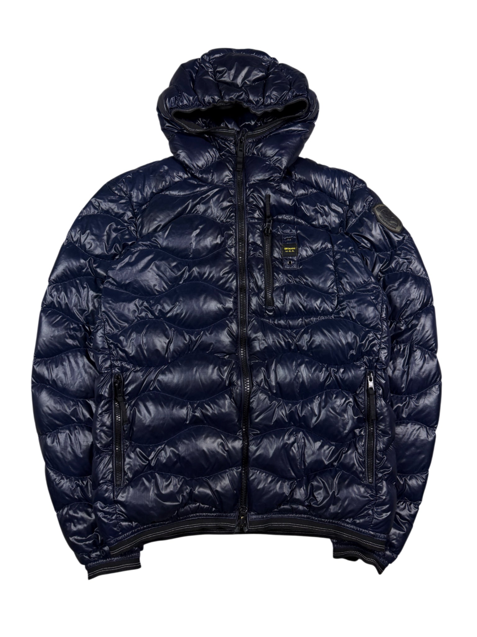 Blauer USA Pufferjacke (M)