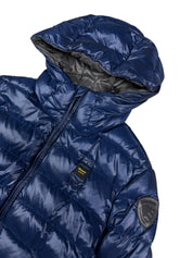 Blauer USA Pufferjacke (S)