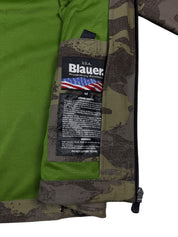 Blauer USA Regenjacke/Windbreaker (M)