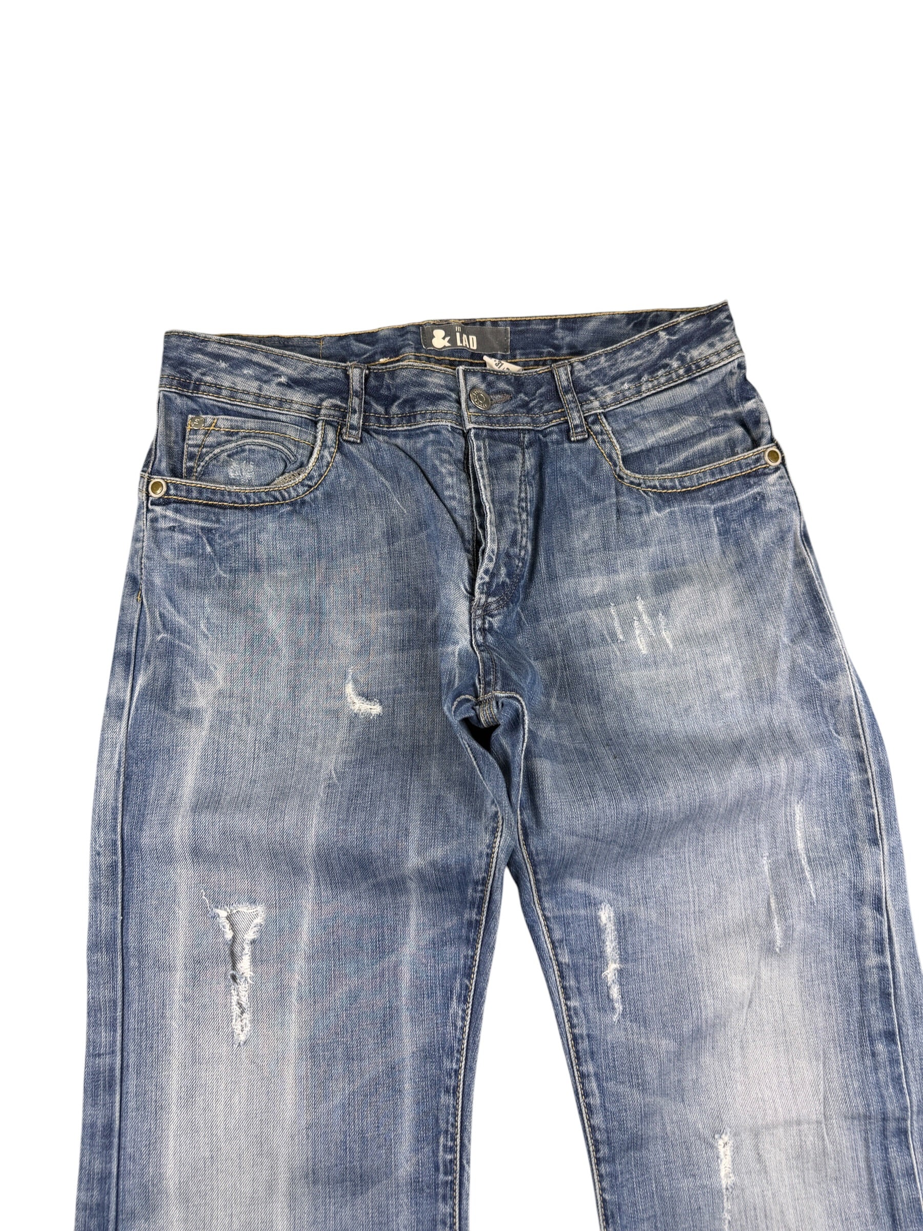 Crazy washed Bootcut Jeans (S)