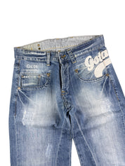 G-Star washed Big Logo Bootcut Jeans (S)