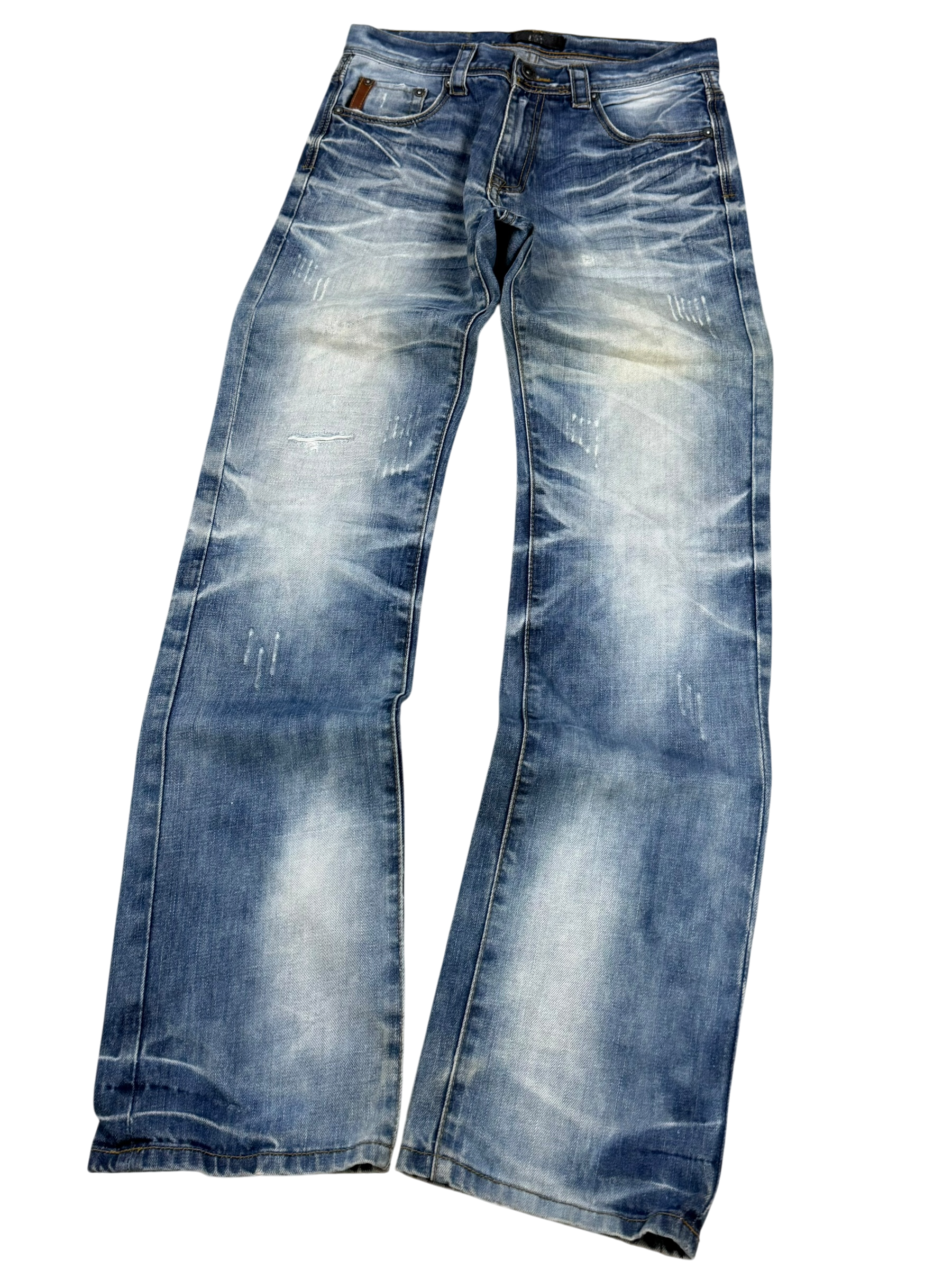 Washed Straight Fit Jeans (S)