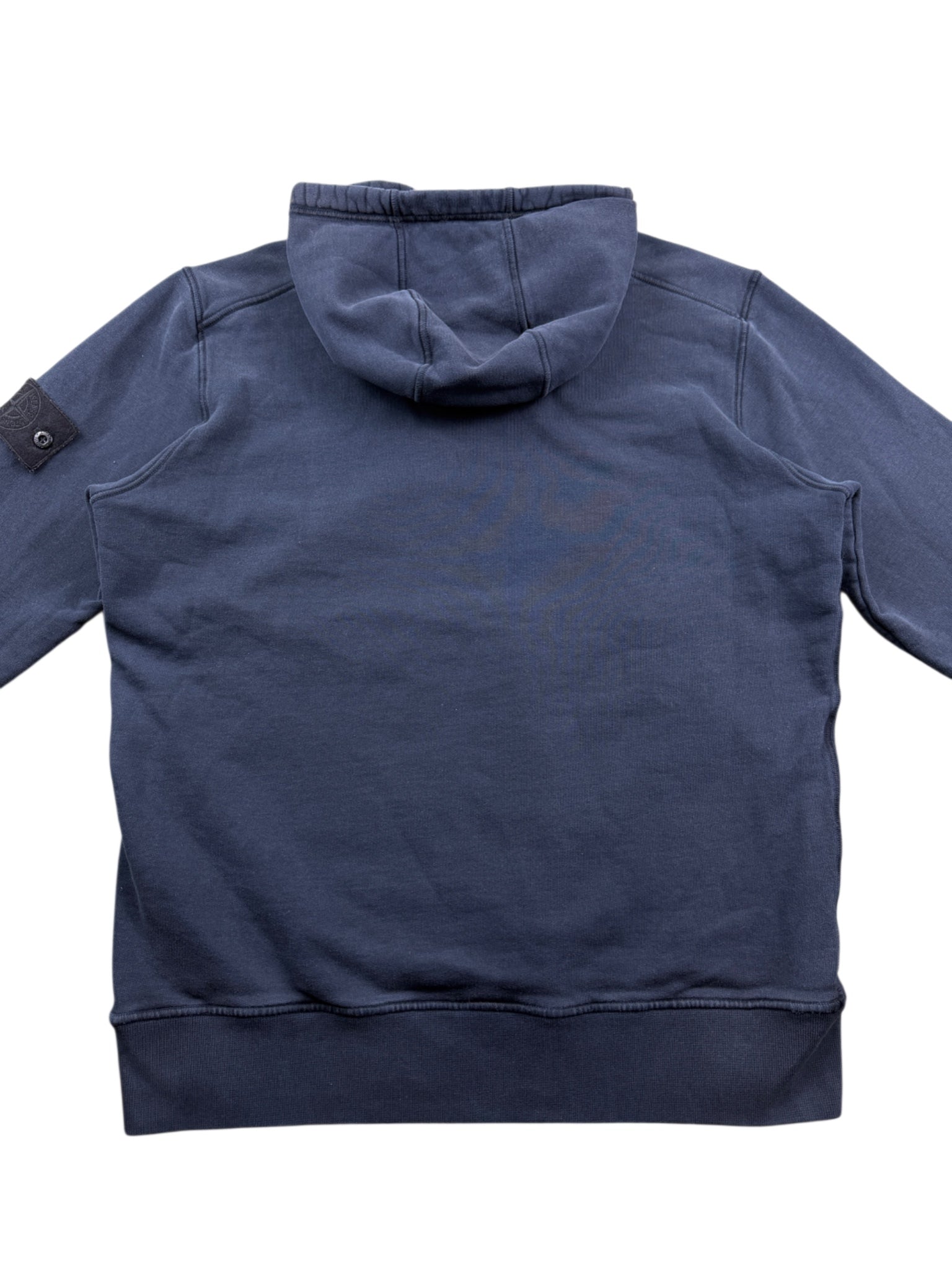 Stone Island Hoodie Black on Black Logo (L)
