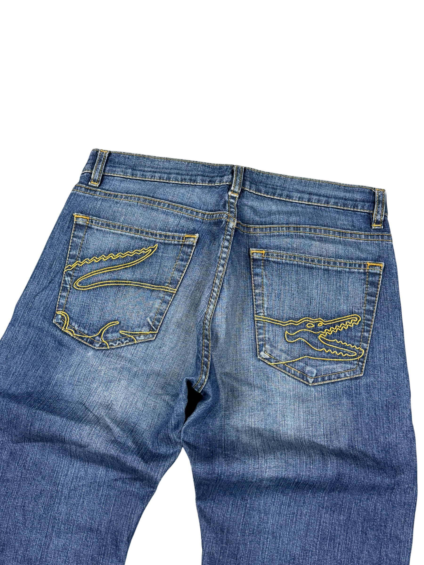 Lacoste Logo Bootcut Jeans (XS)