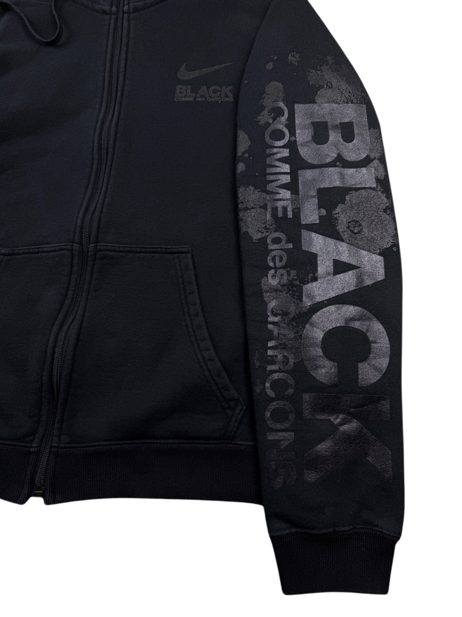 *RARE Comme Des Garçons Black x NIKE Zip Hoodie (M)