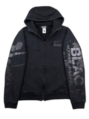 *RARE Comme Des Garçons Black x NIKE Zip Hoodie (M)
