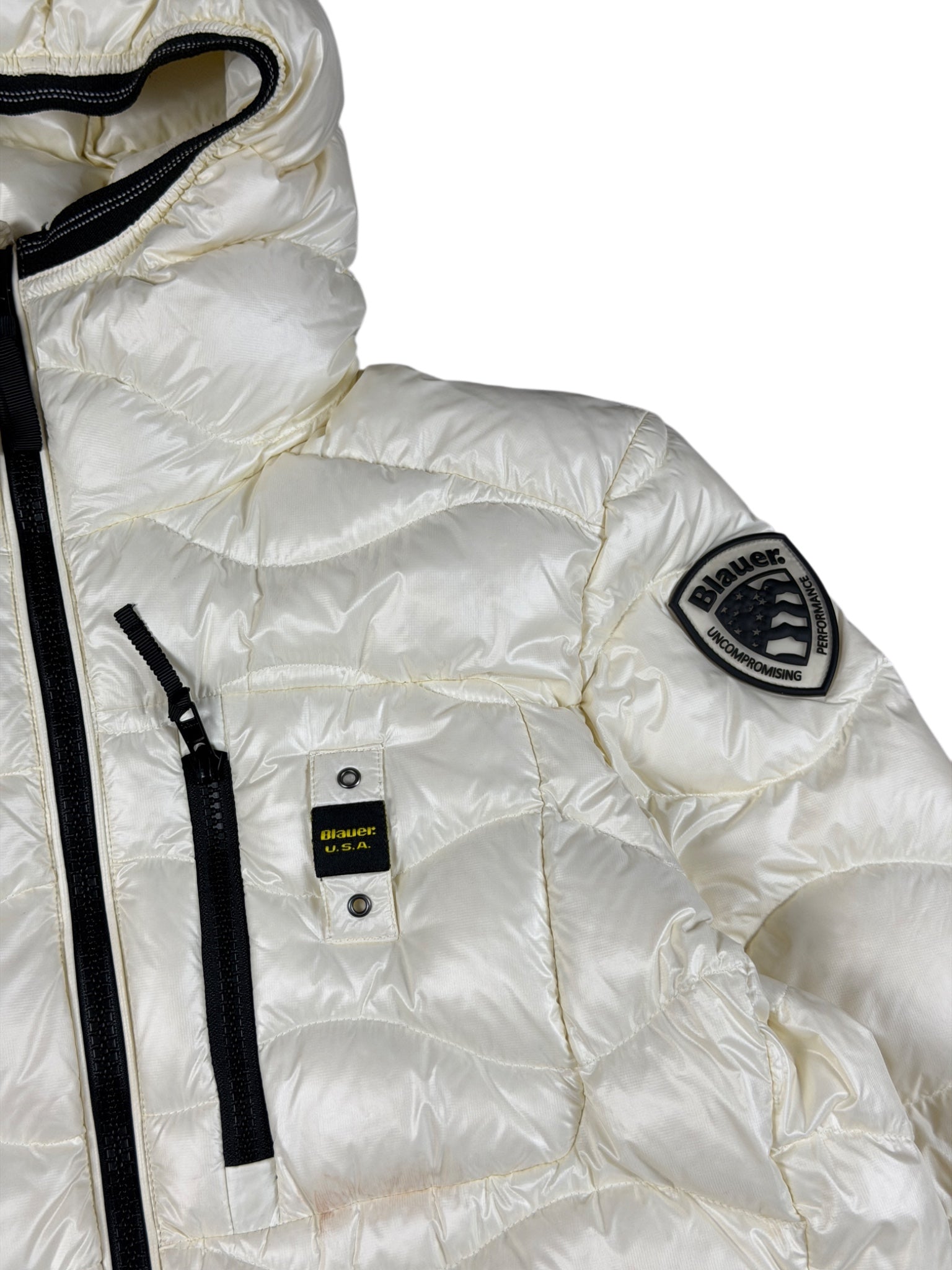 Blauer Pufferjacke (M)