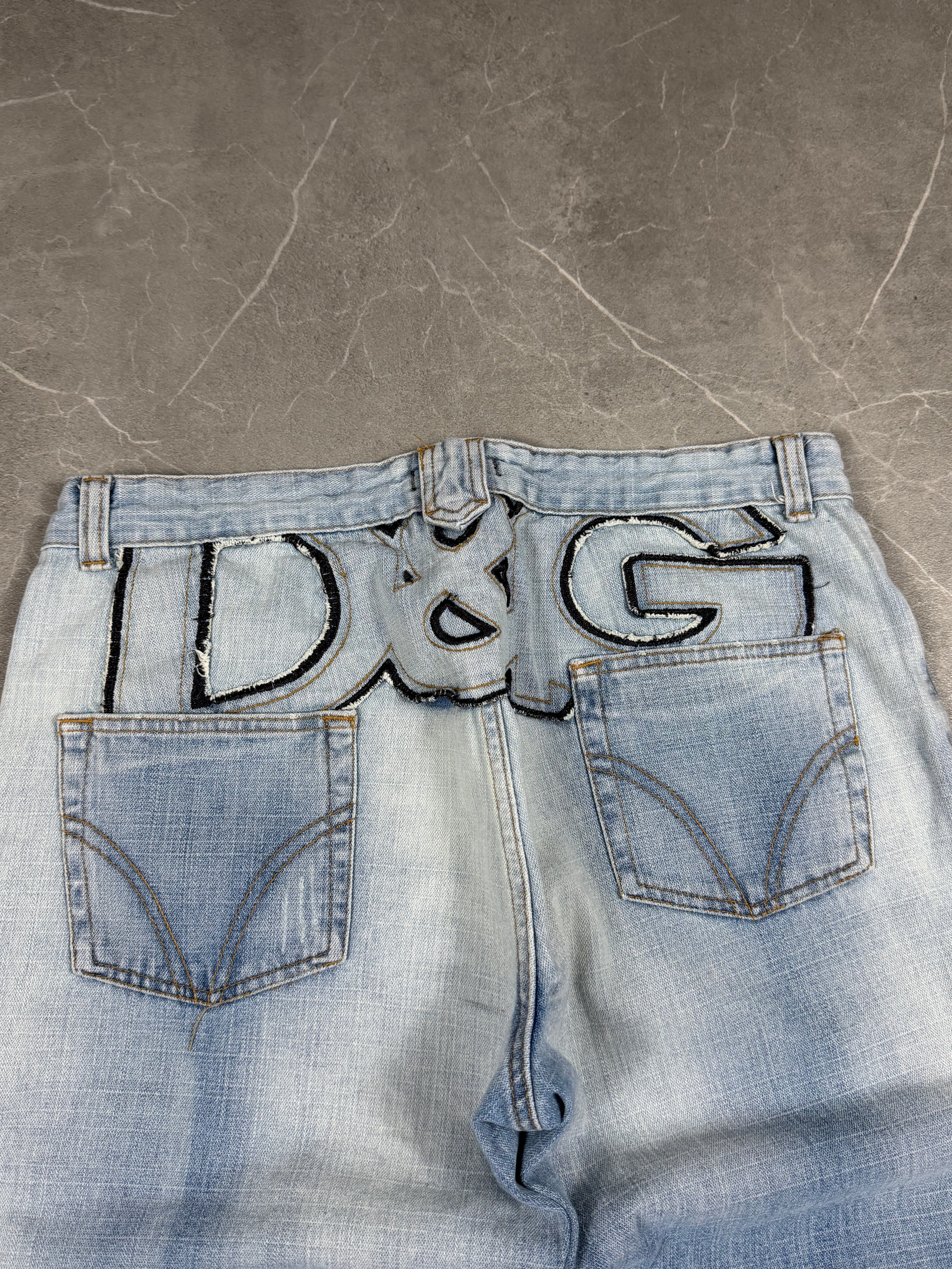 Dolce Gabbana Big Logo Jeans (S-M)