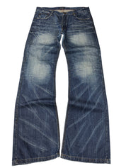 Style Basic Crazy Washed Bootcut Jeans (L-XL)