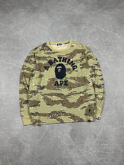 Bape College Camo Longsleeve (S-M)
