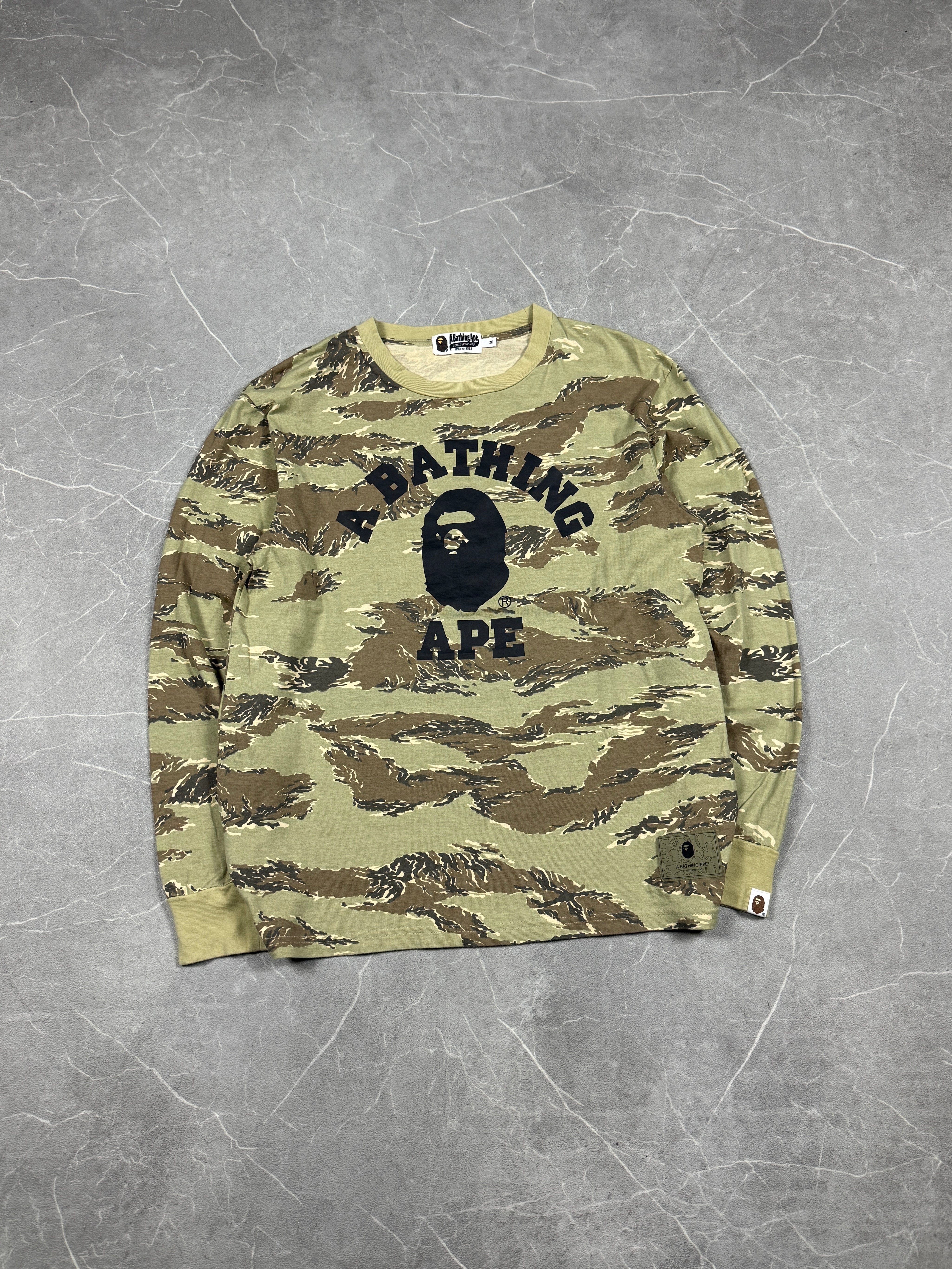 Bape College Camo Longsleeve (S-M)
