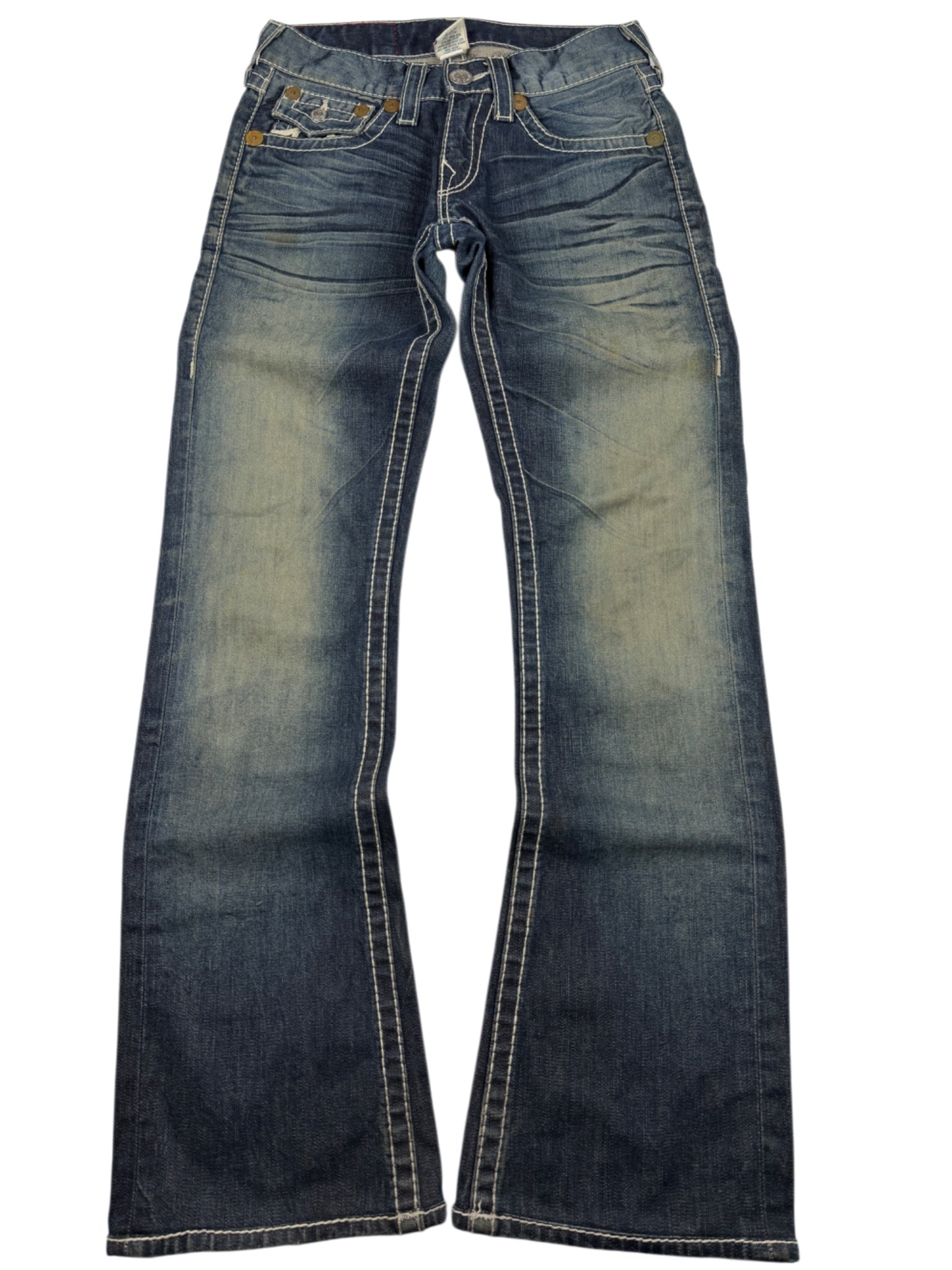 True Religion Washed Bootcut Jeans (S)