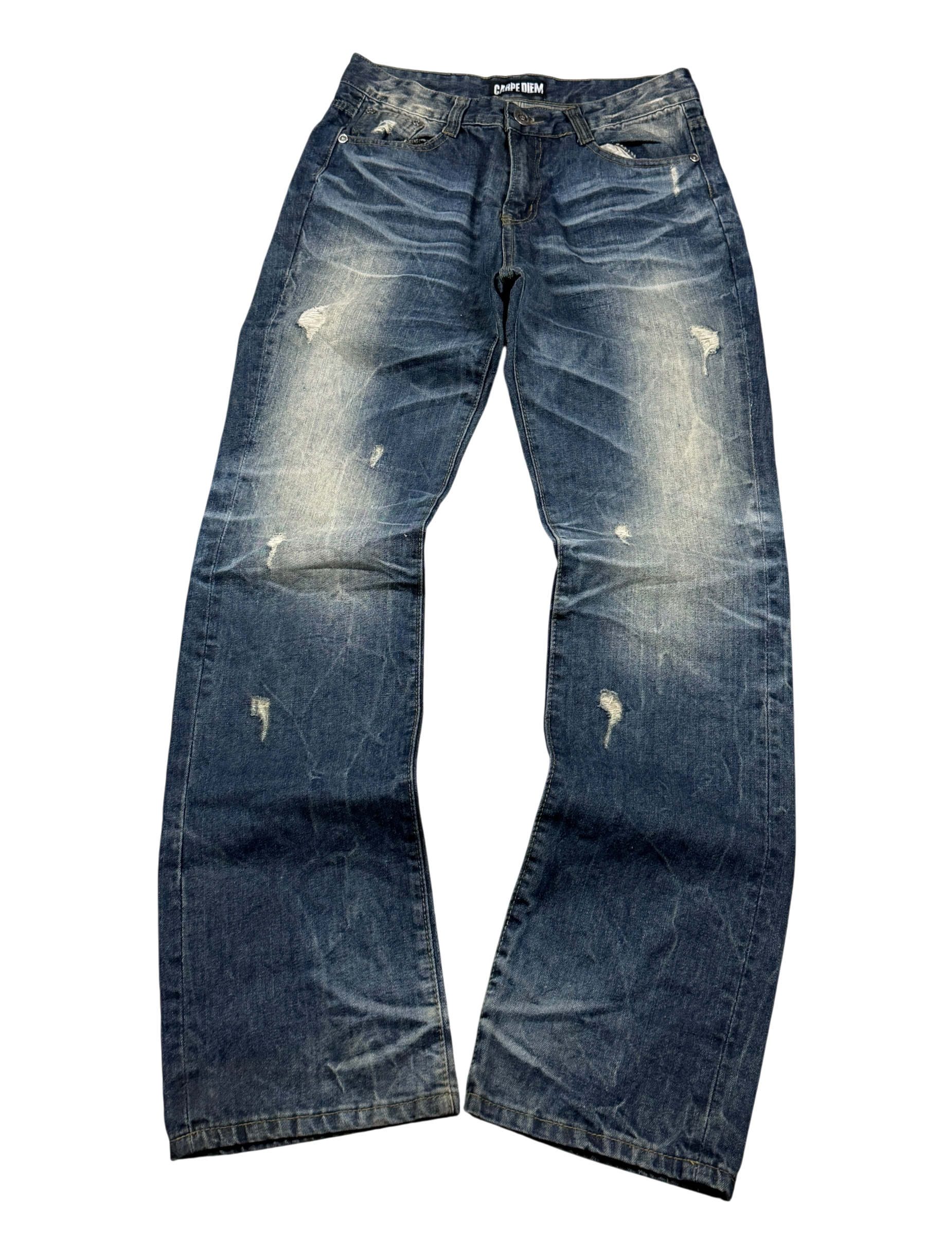 Ultra Washed Straight Jeans (S-M)