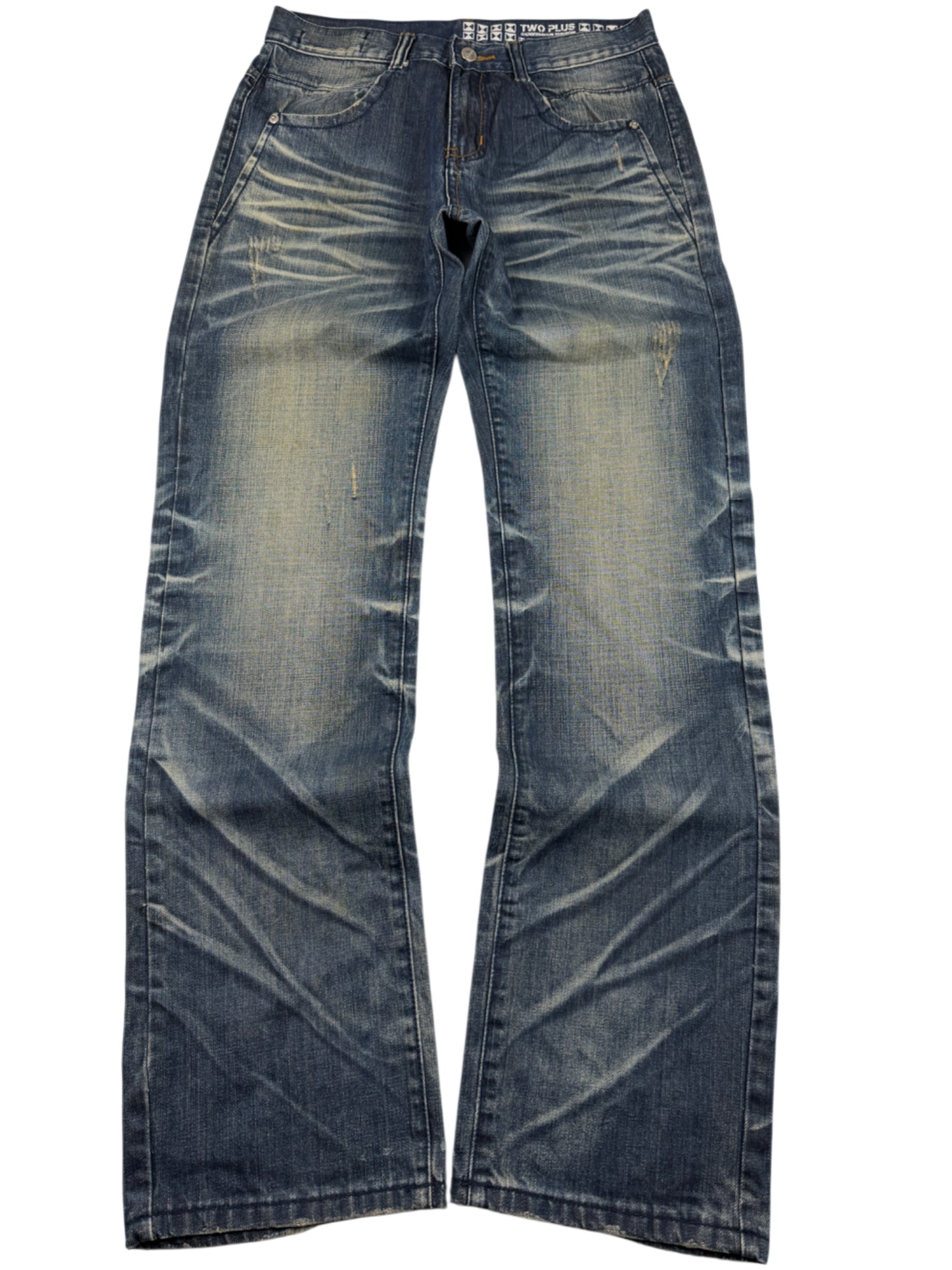 Two Plus Ultra Washed Straightfit Jeans (S)