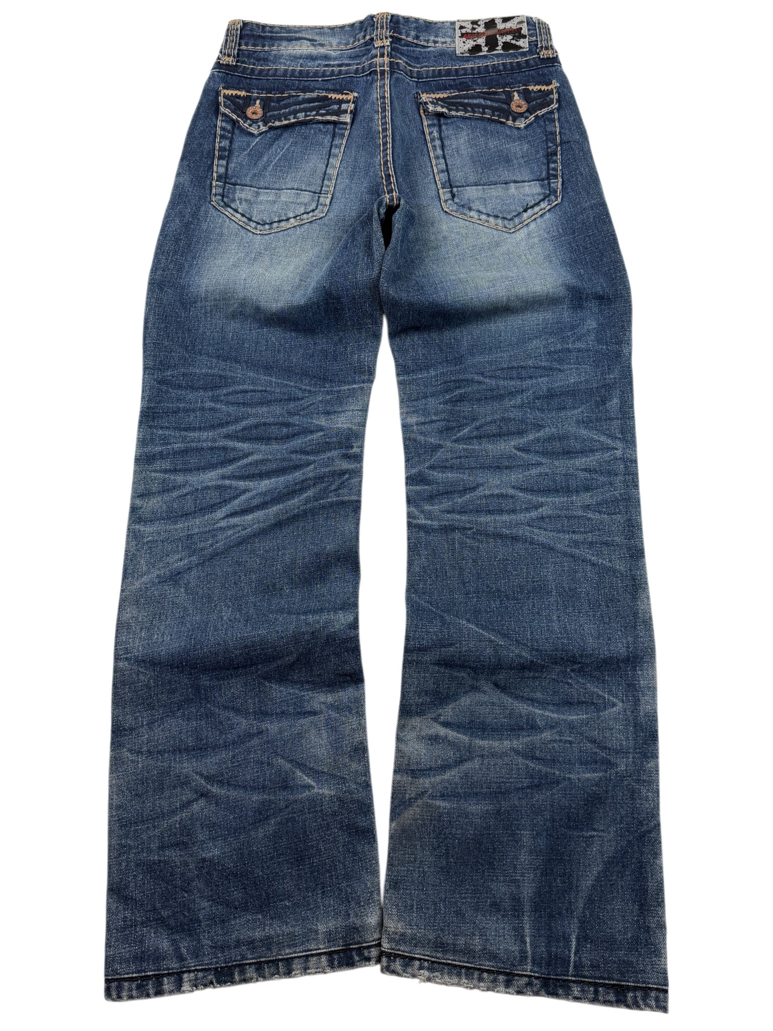 Ask Crazy Washed Bootcut Jeans (S)