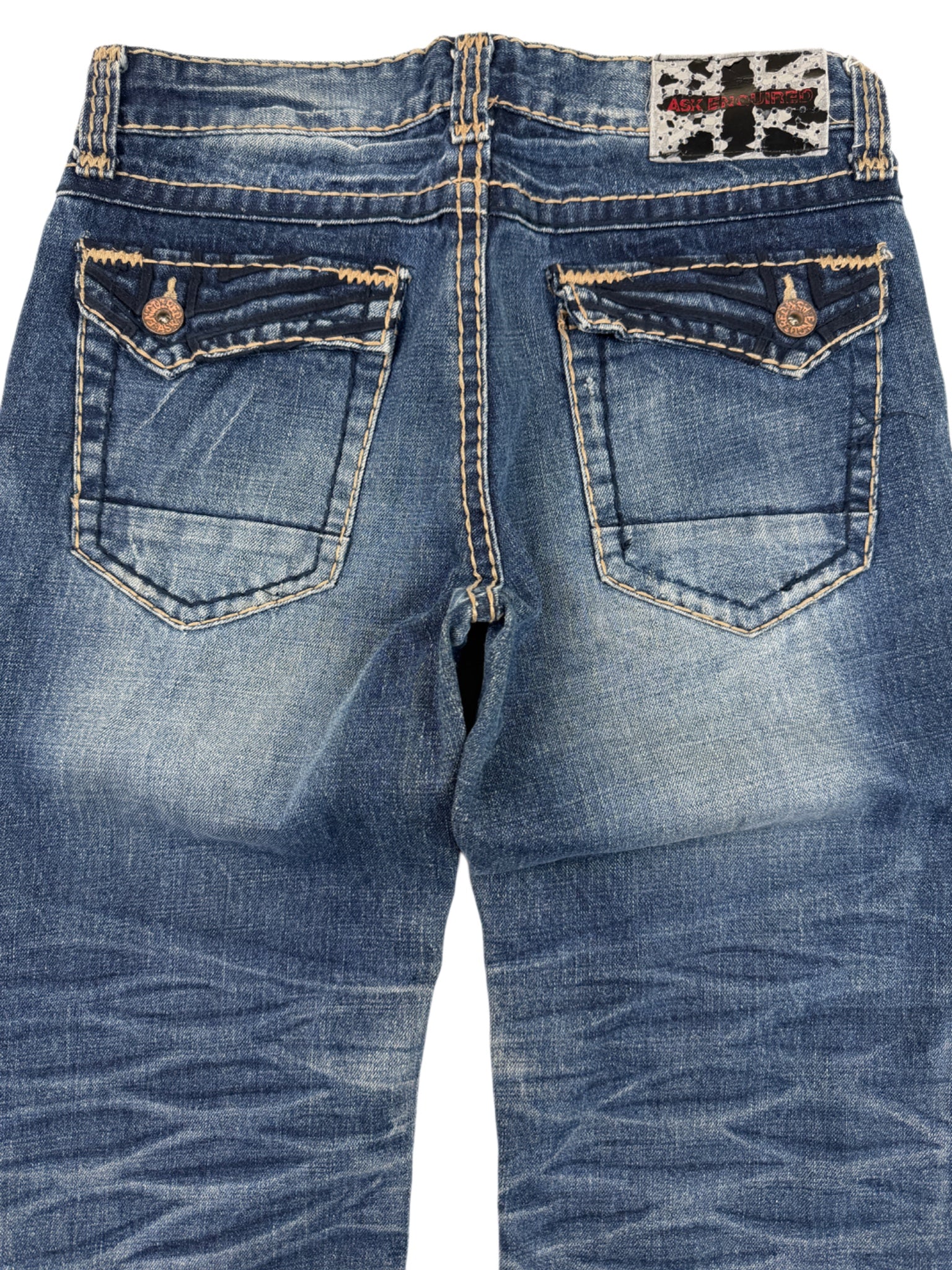 Ask Crazy Washed Bootcut Jeans (S)