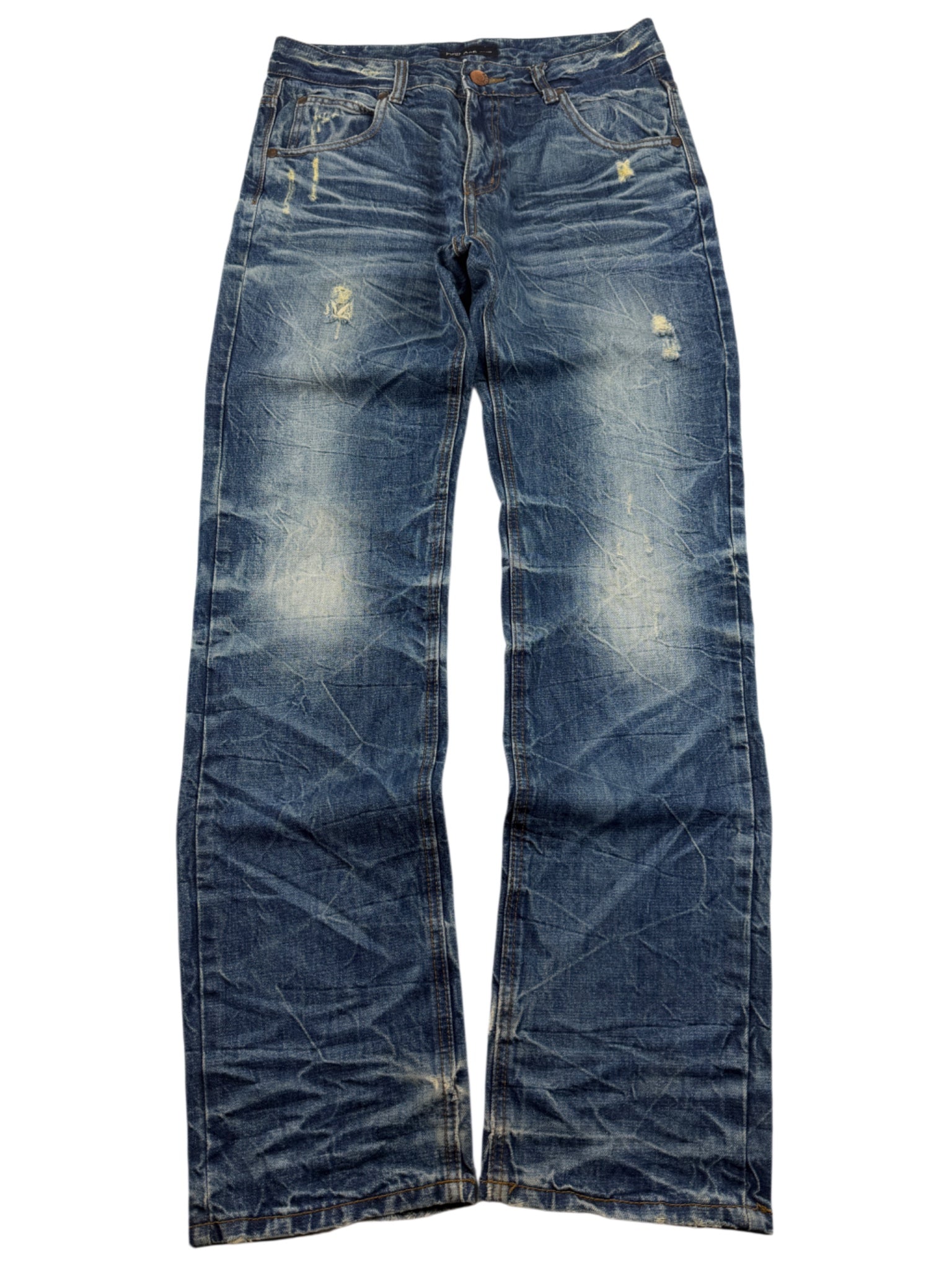 Vintage Crazy Washed Straightfit Jeans (S)