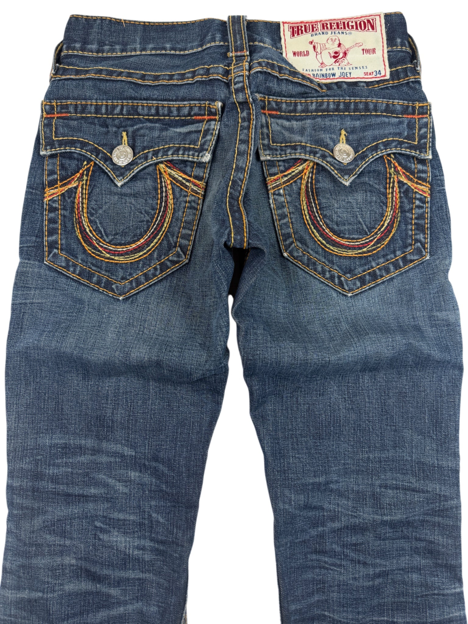 True Religion Washed Bootcut Jeans (S)