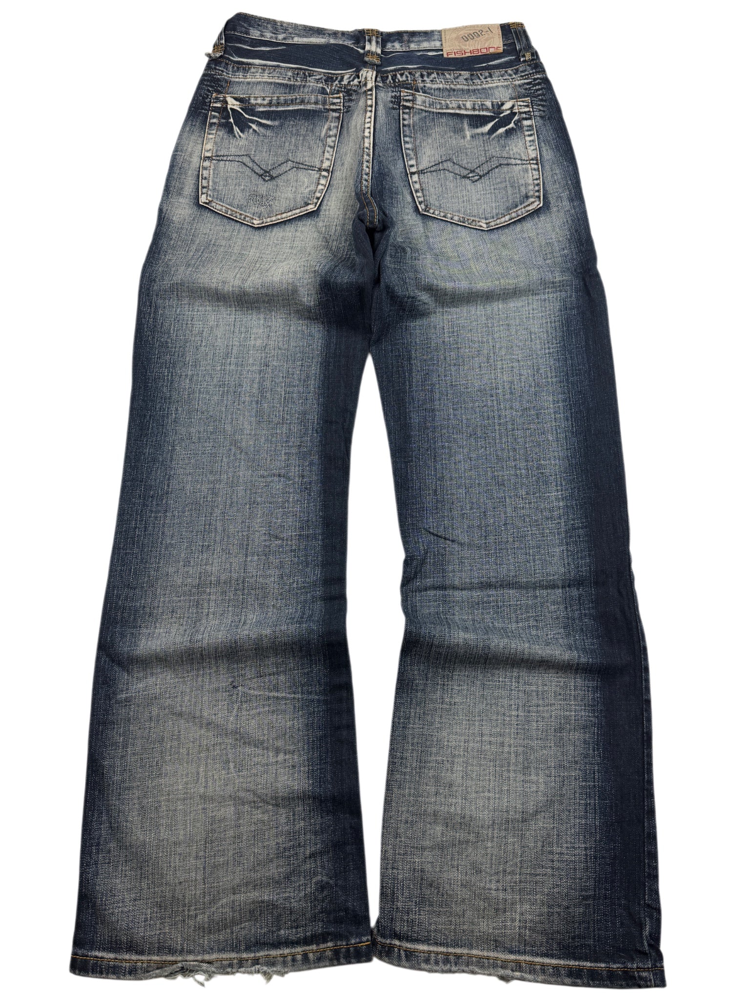 Fishbone Washed Bootcut Jeans (S)