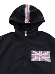 Armani Union Jack Flag Print Zip Hoodie (S)