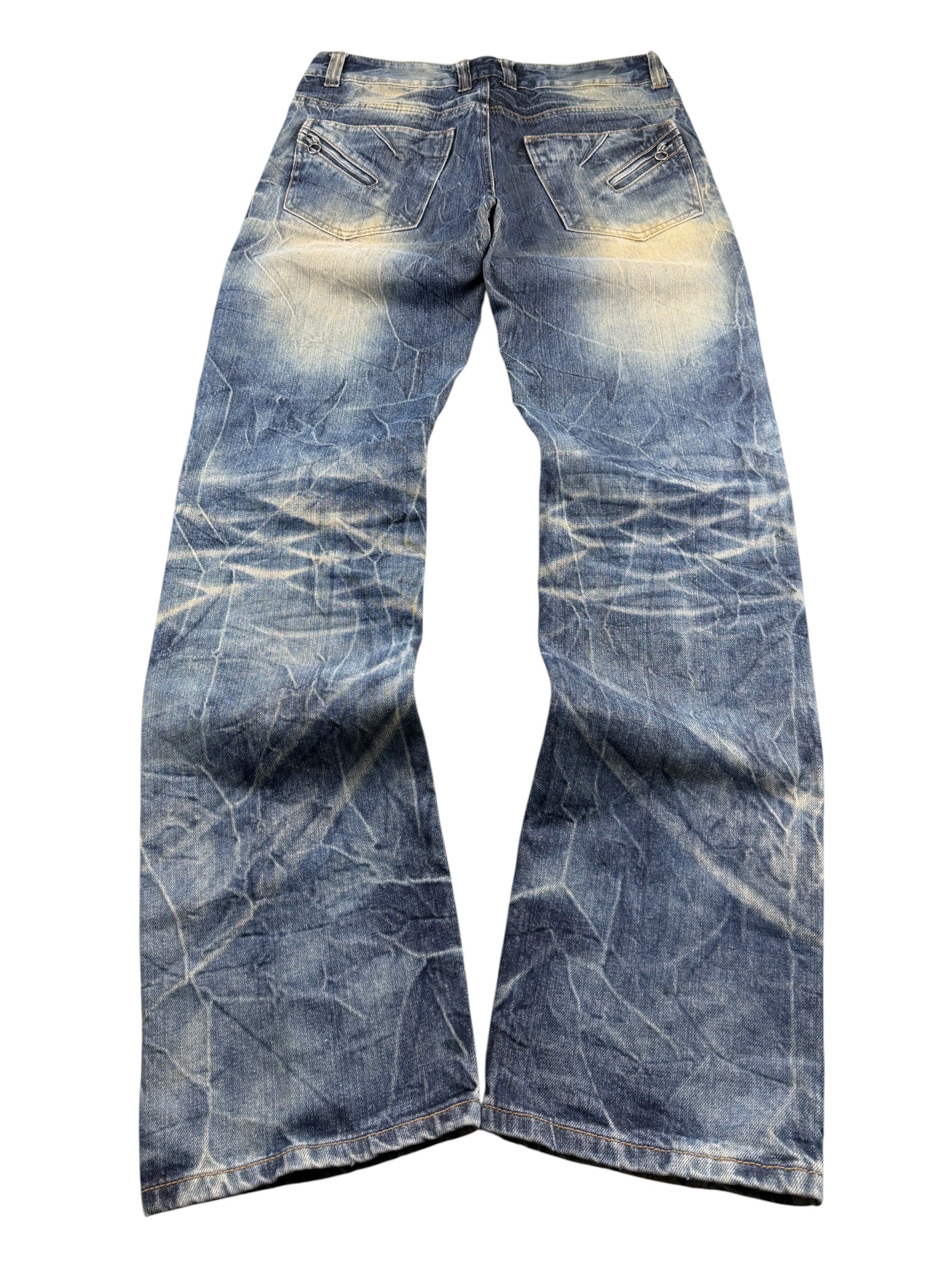 Ultra washed Straight Jeans (M-L)
