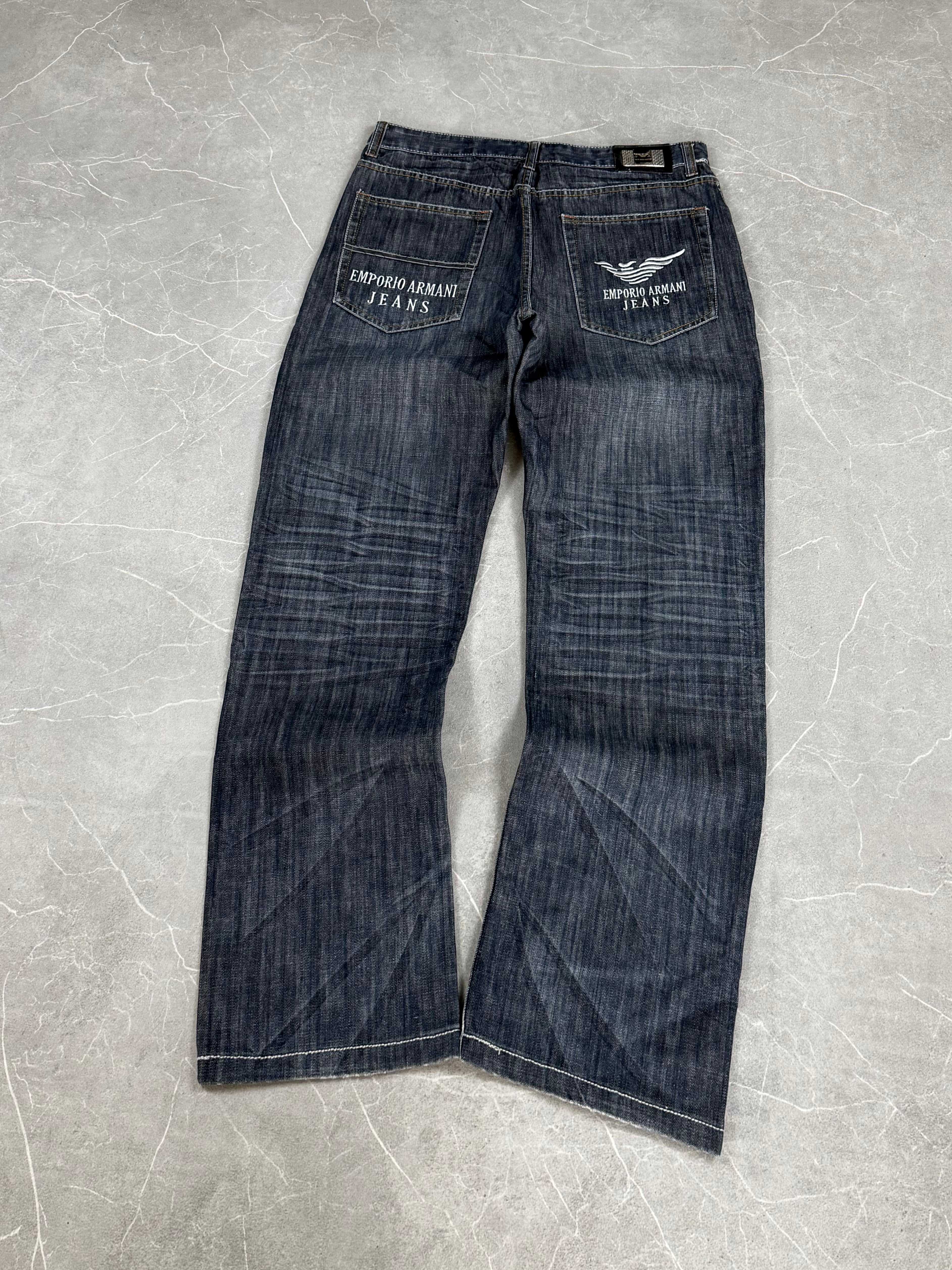 Armani washed/Big Logo Jeans (S-M)