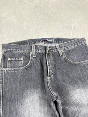 Vintage washed bootcut jeans (M)