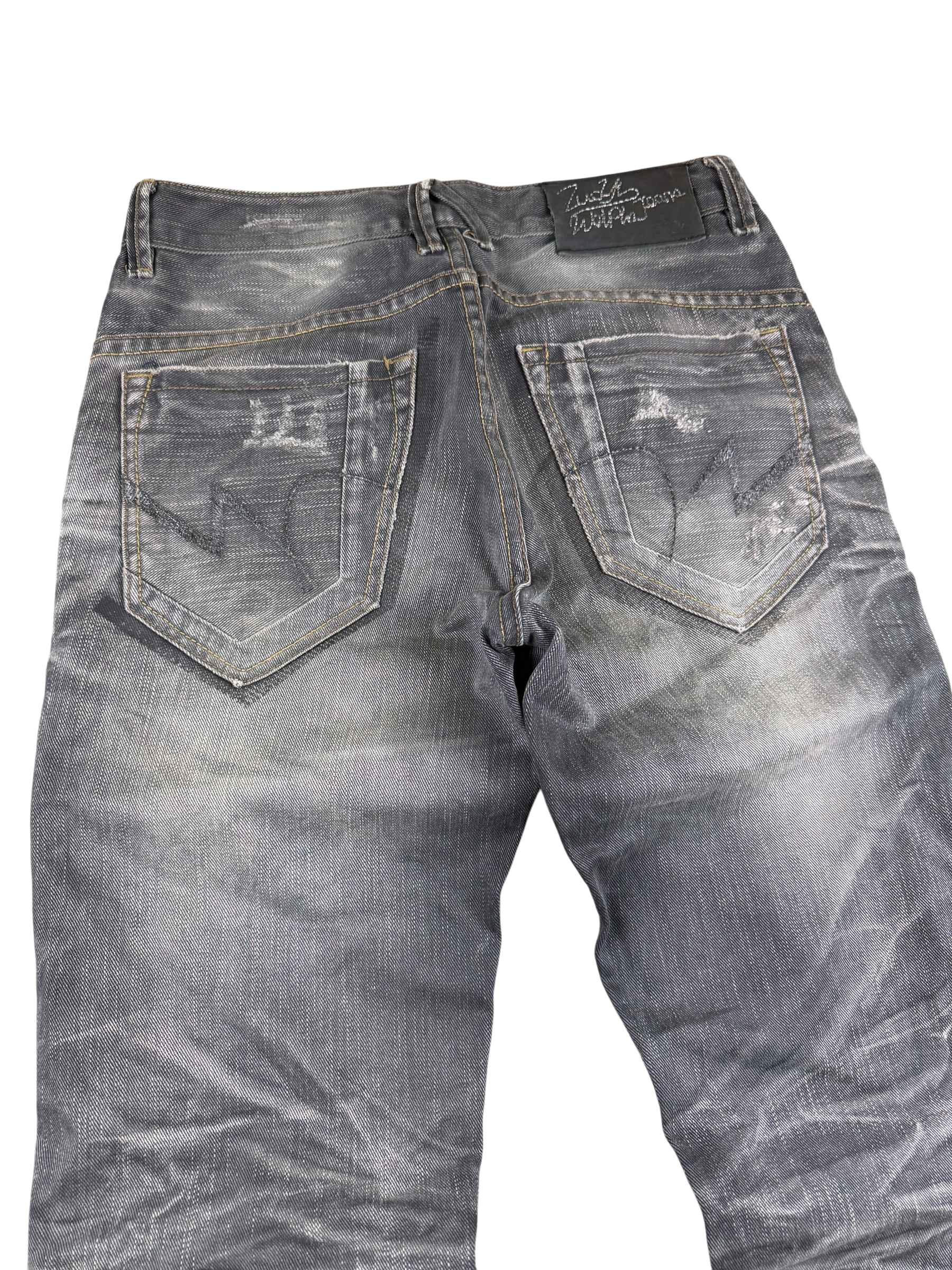 Ultra washed Straight Jeans (XS-S)